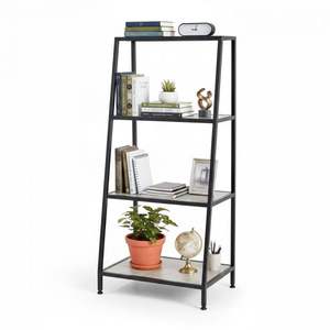 Estantería Metálica Moderna Industrial Metal Drake, Estructura Metálica, MDF/Madera Sólida, Estantes Escalonados, Tamaño Personalizable, Alta Calidad - Product Image 1