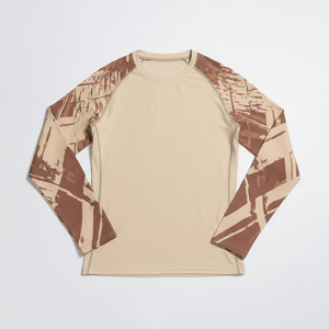 Camiseta de Compresión de Manga Larga para Hombre, con Protección Solar UPF50+, de Secado Rápido, con Estampado Personalizado al por Mayor, para Surf y Natación - Product Image 2