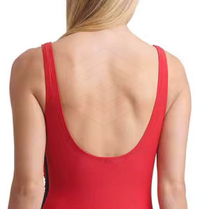 Traje de Baño de Una Pieza para Mujer, de Secado Rápido, Cintura Alta, Elástico, con Pedrería, Estilo Vintage, para Fiesta o Club - Product Image 4