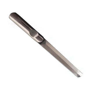 Lime à ongles professionnelle double face en acier inoxydable, instrument de manucure et pédicure de haute qualité - Product Image 2