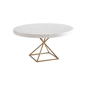 Support en métal avec plaque supérieure en marbre Support à gâteau créatif moderne Support à gâteaux et pâtisseries Outil de cuisine pour gâteau - Product Image 2