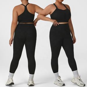 Conjunto Deportivo de 3 Piezas para Mujer, de Secado Rápido, Transpirable, con Leggings de Manga Larga, Chaqueta de Compresión y Sujetador Deportivo para Yoga, Gimnasio y Entrenamiento - Product Image 5