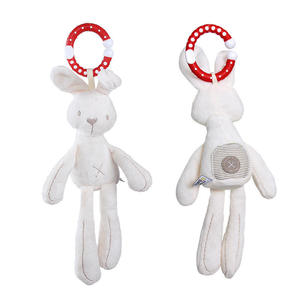 Jouet gonflable premium pour bébé, pendentif de poussette, clochettes à vent Lapin, Ours, Éléphant, hochet en peluche suspendu au lit, puzzle - Product Image 1