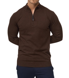 Sudadera informal de algodón 100% para hombre al por mayor, nuevo diseño, manga larga, cuarto de cremallera, ropa de invierno informal, estampado Digital, teñido liso - Product Image 1