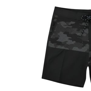 Black Grey Quick Dry Wholesale Swimming Shorts Custom Design Performance Beach Wear Lightweight Beach Shorts - Product Image 3