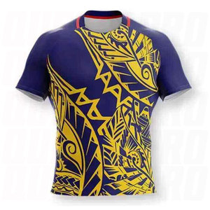 Top Quality Breathable Rugby Uniform Team Wear Sublimate Print Rugby Jersey Quick Dry Men Rugby Jersey Custom <b>Athletic</b> Sports - Product Image 1