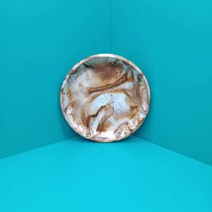 Tazón para servir de resina con diseño de tigre marrón, plato decorativo redondo para servir ensaladas en casa. - Product Image 3