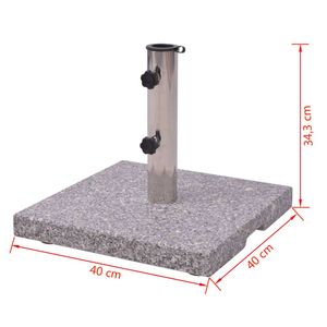 Granito 44 lb parasole Base portaombrelli per Patio accessori mobili da esterno - Product Image 5
