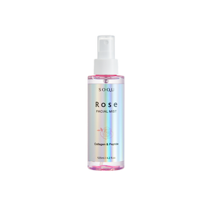 (Rose Mist) Bruma facial de rosas SOQU con extracto de rosa, cosmético K-beauty que mejora la luminosidad de la piel_K beauty - Product Image 1
