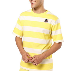 Camiseta de moda estampada 100% algodón para hombre, de alta calidad, cuello redondo, corte holgado, talla grande. - Product Image 1
