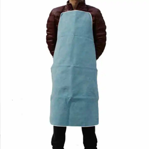 Delantal tejido morado unisex para uso en restaurantes y bares, 100% poliéster, correas ajustables, uniforme para el personal de servicio - Product Image 5