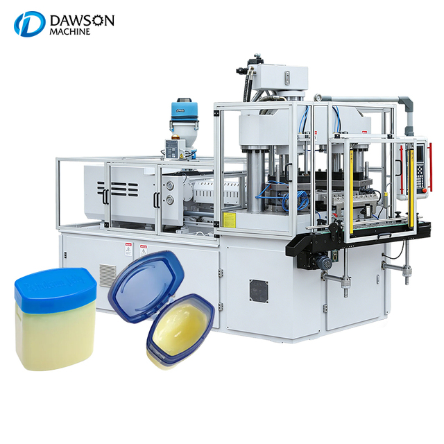 100ml Round Wide Mouth Jars with Smooth Neck Finish Injection Blow Moulding Machines