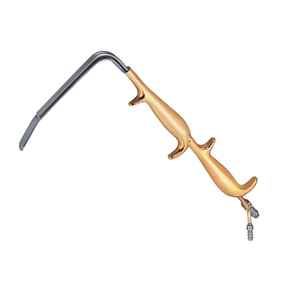 Plastic Surgery <b>Instrument</b> Tebet Fiber Optic Retractor Double Handle With Smooth End 18.5 Stainless Steel General Surgery Breast - Product Image 6