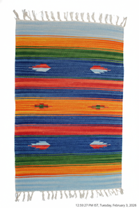 Tapis d'intérieur en coton pelucheux, faits à la main, à motif floral moderne, lavables en machine, avec envers réversible, pour la maison, la chambre et le salon - Product Image 4