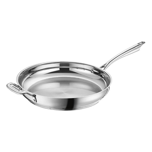Classic Professional Stainless Steel Frying <b>Pan</b> Skillet <b>Induction</b> Cooker Ready for Home & Restaurant Heat Distribution Cookware - Product Image 2