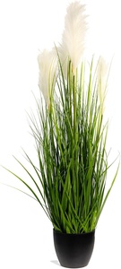 Herbes artificielles herbe de pampa blanc Large120 150 <span class=keywords><strong>cm</strong></span> plante en pot fleurs ornementales fronde décor roseau vert <span class=keywords><strong>pas</strong></span> <span class=keywords><strong>cher</strong></span> Stock doux - Product Image 4