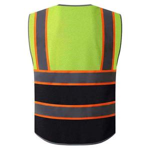 Chaleco de Seguridad Reflectante de Alta Visibilidad, Transpirable, con Bolsillos, para Ingenieros, Ropa de Trabajo, Venta Caliente de Fábrica, de Pakistán - Product Image 5