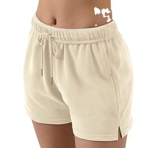 Pantalones cortos transpirables para mujer, ropa deportiva de verano, 100% de algodón, ropa informal de lana, pantalones cortos transpirables para mujer 2026 - Product Image 2