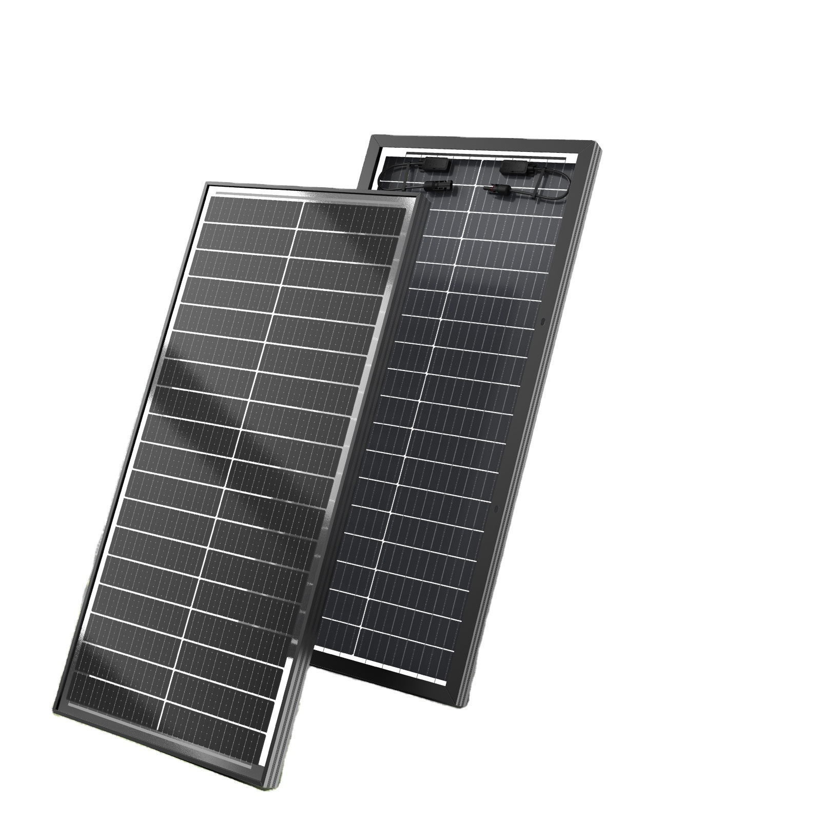 Factory Wholesale Price <strong>100W</strong> Rigid Half Cell <strong>Solar</strong> <strong>Panel</strong> 12V 18V 22% Efficiency 25-Year Warranty Home Use