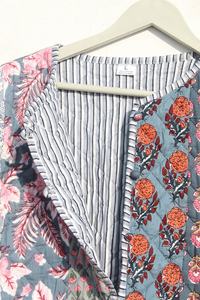 Veste patchwork femme | Vêtements d'extérieur imprimés colorés vintage | Manteau décontracté Boho coupe ample pour femme - Product Image 2