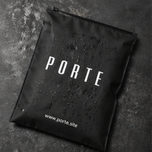 Custom Printed Black Ziplock Bags with Slider Apparel Packaging for E-commerce Brands Slider Closure Poly Ziplock Bags - Product Image 2
