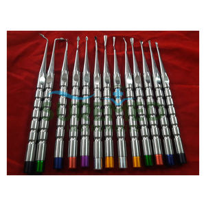 Juego de Elevadores Luxadores PDL de 13 Piezas, Instrumento Quirúrgico para Extracción de Puntas de Raíz Dental, Juego de Elevadores Luxadores PDL para Profesionales - Product Image 6