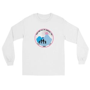 เสื้อยืดแขนยาว Jack and Jill Unisex Crest คอกลม ผ้าเนื้อนุ่ม สไตล์คลาสสิก เสื้อยืดลำลองแฟชั่น สั่งทำได้ ขายส่งเสื้อผ้า - Product Image 1
