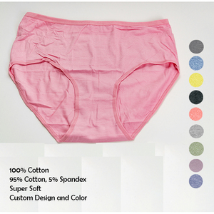 Ultimate Women's 4-Pack Cool Comfort Hipster Bikini Briefs Soft Cotton <b>Stretch</b> Low Rise Panties with <b>Lace</b> Decoration - Product Image 2