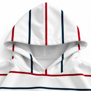 Sweat-shirt à capuche surdimensionné personnalisé, léger, unisexe, décontracté, 100% coton, tricoté, avec poche avant, de haute qualité, rouge - Product Image 3