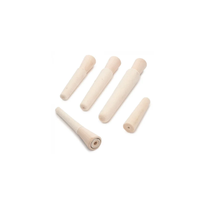 Bâtons abrasifs cylindriques blancs de 50 mm de longueur, type solide, pour le polissage à usage industriel - Product Image 1
