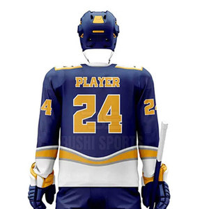 Uniforme de hockey sur glace en polyester à marque privée, best-seller, léger - Product Image 5
