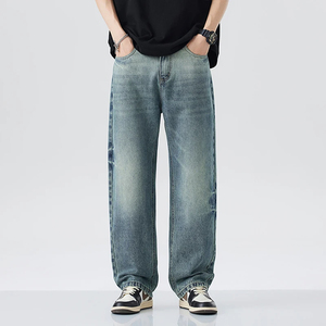 New Style Denim Jeans <b>Men</b> <b>Stretch</b> Straight Leg Business Formal Casual Breathable <b>Man</b> Cotton Jeans Pants <b>Men</b> Clothing Denim Pant - Product Image 2