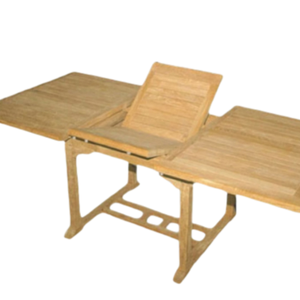 Durable Teak <b>Folding</b> <b>Dining</b> <b>Table</b> for Patio Use Solid Wood Construction with Rot-Resistant Finish - Product Image 2