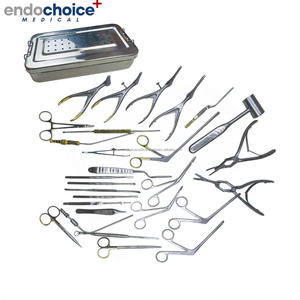 Endochoice - Juego de Instrumentos de Septoplastia Manuales de Acero Inoxidable de Alta Calidad, 33 Piezas, con Casete de Esterilización Quirúrgica - Product Image 3