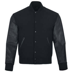Veste universitaire de baseball personnalisée pour homme, en mélange de laine de qualité supérieure, avec logo brodé, poignets côtelés, vêtement d'extérieur tendance - Product Image 5