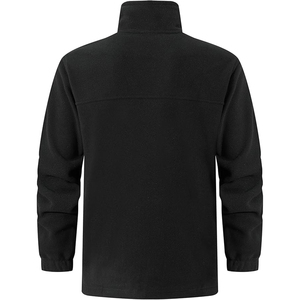 Vestes en polaire pour hommes, hiver, à capuche, logo personnalisé sur le devant, taille adulte, motif uni, teinture unie, respirantes, manches longues, vêtements décontractés - Product Image 3