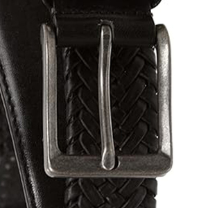 Ceinture en cuir véritable tressé de haute qualité, design premium, pour homme, respirante, tendance, sur mesure. - Product Image 5