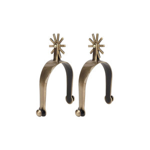 Estribos de cobre con diseño de estrella para montar a caballo - Product Image 1