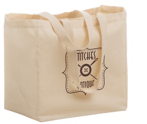 Custom Logo Printed Recyclable Plain Cotton Canvas Shopping Bag Tote Bag with Shoulder Closure for <b>Supermarket</b> & Beach Use - Product Image 5