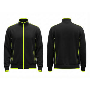 Veste légère à fermeture éclair intégrale imprimée par sublimation pour une chaleur respirante et un séchage rapide |   Tailles Hommes Femmes Jeunes |   Veste d'entraînement - Product Image 1