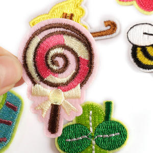 Factory Direct Wholesale Custom Embroidery Patches Iron On Shark Animal Badge 3D Embroidered Fabric Patch for Caps Bags <b>Jackets</b> - Product Image 1