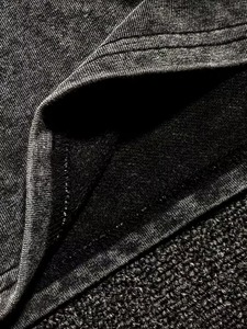 Camiseta de Algodón para Hombre, Estilo Vintage con Lavado Ácido, Oversize, Transpirable, 230g, Moda Verano, Streetwear, Hombros Caídos - Product Image 3