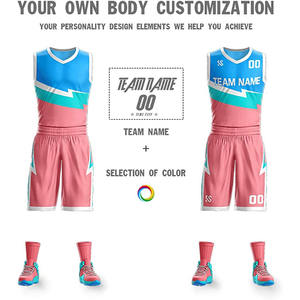 Uniforme de Baloncesto Personalizado con Impresión OEM, Transpirable, Antibacterial, Anti-UV, de Secado Rápido, Ropa Deportiva de Poliéster para Verano e Invierno para Hombre - Product Image 3