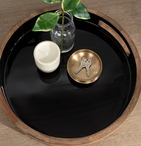 Wholesale Exclusive Mango Wood Serving Tray with Comfortable Handle <b>Clear</b> Finished Luxury <b>Table</b> Decor for Home Serving Dishes - Product Image 4