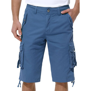 Pantalones Cortos Cargo para Hombre, Más Vendidos, Cintura Media, Bolsillos Grandes, Largura hasta la Rodilla, Cierre con Cordón, Color Personalizable, OEM - Product Image 5