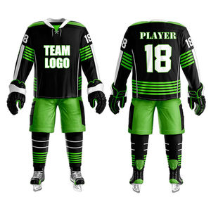 Uniforme de Hockey sobre Hielo, Precio de Fábrica, Transpirable, de Alta Calidad, Personalizado, Jersey de Hockey de Poliéster Puro - Product Image 6
