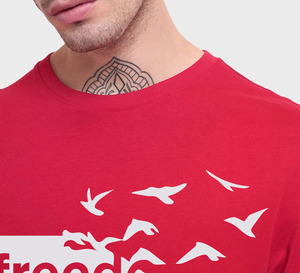 T-shirt personnalisé pour homme avec impression DTF, en coton de haute qualité, décontracté, respirant et doux, fabrication OEM sous marque privée - Product Image 1