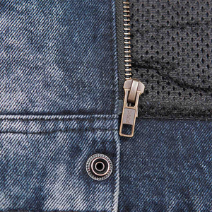 Gilet en jean pour femme, décontracté, couleur unie, boutonné devant, délavage clair, coton, taille haute, coupe ajustée, style automne, respirant, écologique - Product Image 6