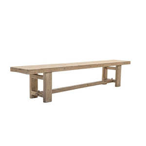 Banc en teck massif naturel – Design moderne et minimaliste, mobilier robuste et durable pour les projets hôteliers - Product Image 2