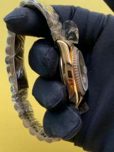 BOJ Plain R.O.L.E.X.59 36mm Two Tone Stainless Steel <b>Mechanical</b> Automatic Analog Wrist <b>Watch</b> <b>For</b> Women At Low Price Hot Sale - Product Image 2